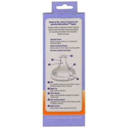 Lansinoh, Бутылочка с соской, имитирующей натуральные колебания, со средней скоростью вытекания, 8 унций (240 мл)