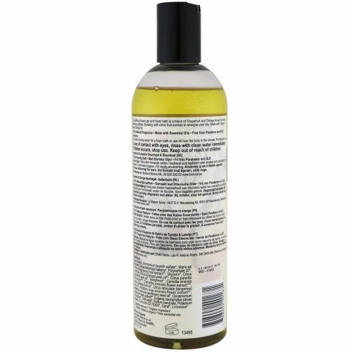 Faith in Nature, Shower Gel & Foam Bath, Grapefruit & Orange, 13.5 fl oz (400 ml)