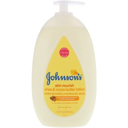 Johnson's Baby, Skin Nourish, Shea & Cocoa Butter Lotion, 16.9 fl oz (500 ml)