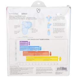 Summer Infant, Запеленай меня, оригинальные пеленки, маленькие, 0-3 месяца, сердца со слониками, 3 пеленки