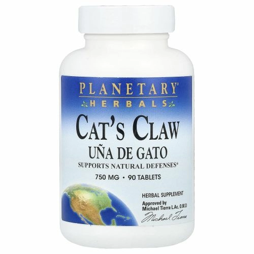 Planetary Herbals, Кошачий коготь, Уна де Гато, 750 мг, 90 таблеток