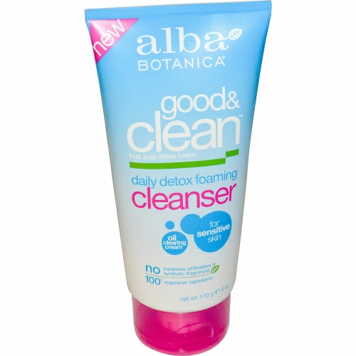 Alba Botanica, Хорошо и Чисто, ежедневный пенный детокс-очиститель, 170 г (6 унций)