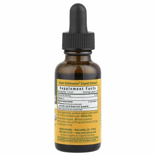 Herb Pharm, Супер эхинацея, 1 жидкая унция (30 мл)