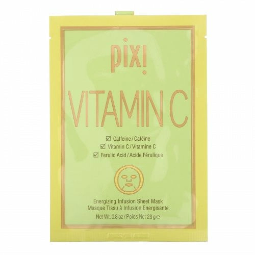Pixi Beauty, Vitamin C, Energizing Infusion Sheet Mask, 3 Sheet Masks, 0.8 oz (23 g) Each