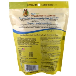 Ark Naturals, Освежающая дыхание жевательная зубная паста, для средних и крупных собак, 18 унций (508 г)