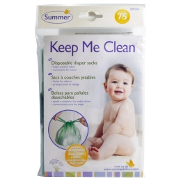 Summer Infant, Keep Me Clean, Одноразовые мешки для подгузников, 75 штук