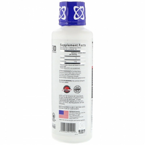 USN, L-Carnicut 3500 L-Carnitine Liquid, Blue Raspberry, 15.22 fl oz (450 ml)