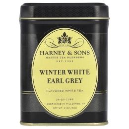 Harney & Sons, White Tea, White Winter Early Grey, 56 г (2 унции)