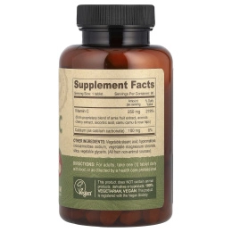 Deva, Веганский витамин C, из нескольких источников, 90 таблеток
