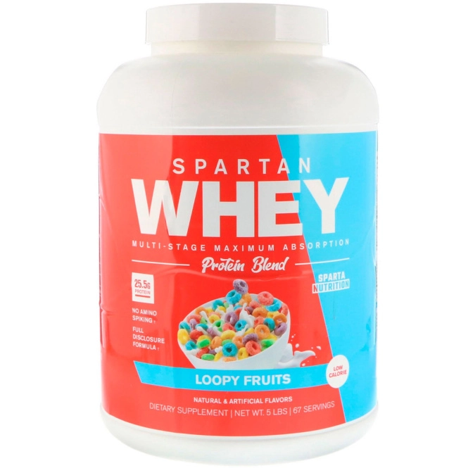 Sparta Nutrition, Spartan Whey, Loopy Fruits, 5 lbs