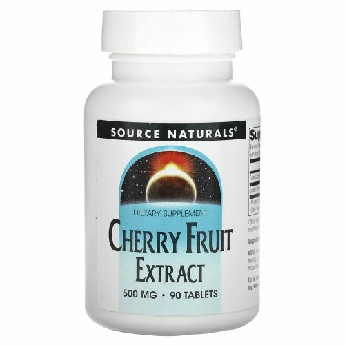 Source Naturals, Вишневый экстракт, 500 мг, 90 таблеток