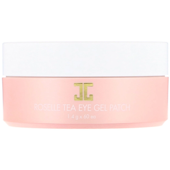 Jayjun Cosmetic, Гелевый патч для глаз с чаем каркадэ, 60 патчей, по 1,4 г каждый