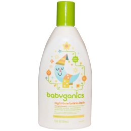BabyGanics, Вечерняя пена для ванн, Цветущий апельсин, 12 унций (354 мл)