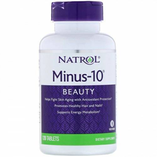 Natrol, Minus-10, 120 таблеток