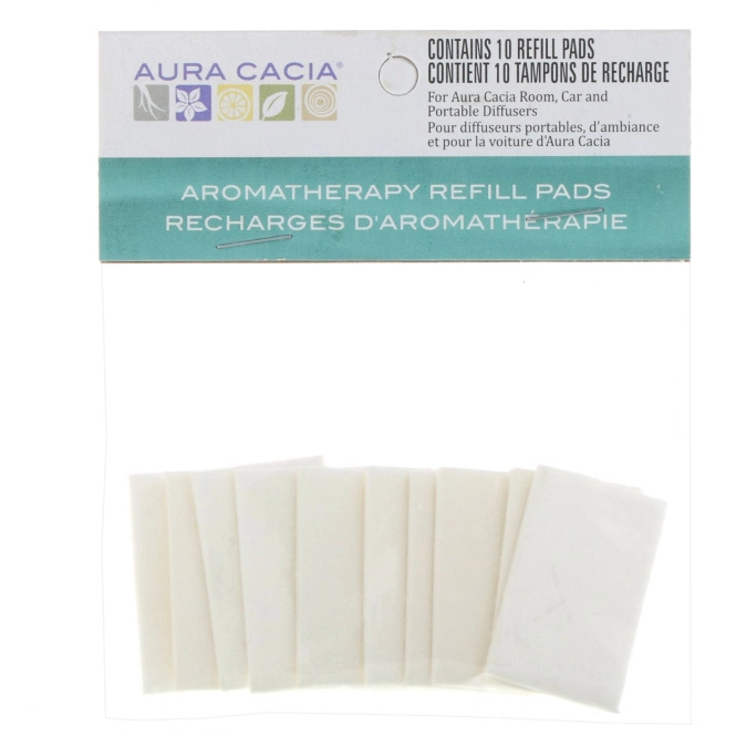 Aura Cacia, Aromatherapy Refill Pads, 10 Refill Pads