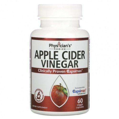 Physician's Choice, Apple Cider Vinegar Capsules, 60 Vegetarian Capsules
