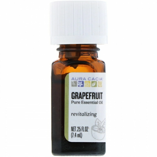 Aura Cacia, Discover Grapefruit, Pure Essential Oil, .25 fl oz (7.4 ml)