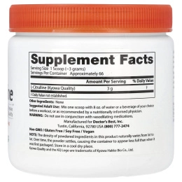 Doctor's Best, L-цитруллин Порошок, 7 унций (200 г)