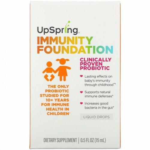 UpSpring, Immunity Foundation, Liquid Drops, 0.5 fl oz ( 15 ml)