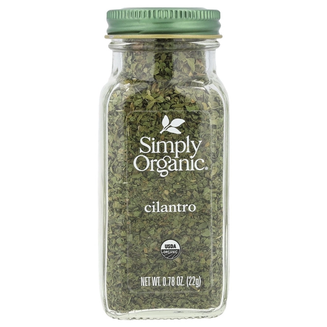 Simply Organic, Кинза, 0.78 унций (22 г)