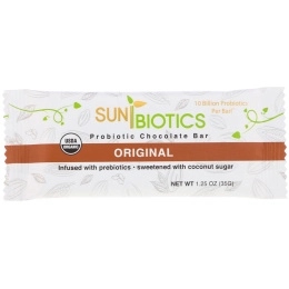 Sunbiotics, Organic, Probiotic Chocolate Bar, Original, 1.25 oz (35 g)