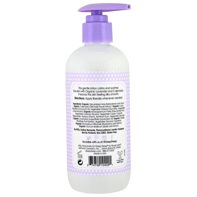 Deep Steep, Детский лосьон, цветок лаванды, 10 жидк. унций (296 мл)