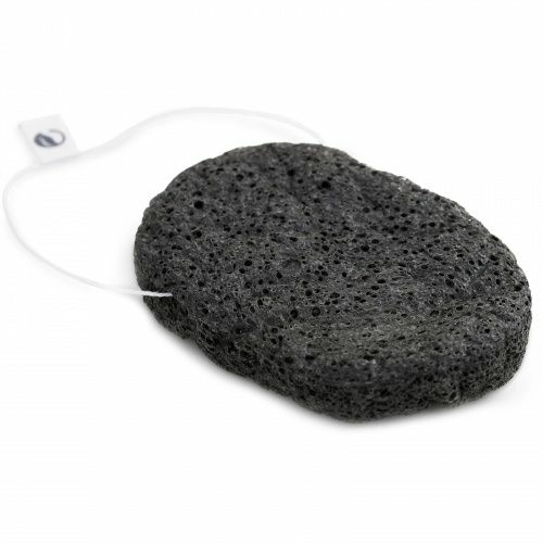 EcoTools, Губка из конджака для ухода за лицом, бамбуковый уголь, 1 губка