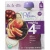 Plum Organics, Питательная смесь Mighty 4 для малышей, из 4 групп продуктов: яблоко-ежевика, фиолетовая морковь, греческий йогурт, овес и лебеда, 4 пакетика по 4 унции (113 г)