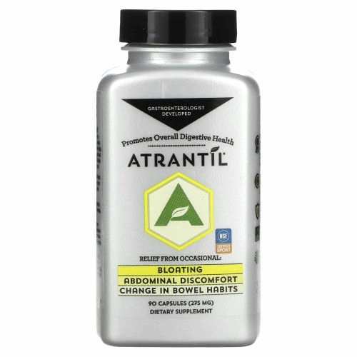 Atrantil, вздутие живота и дискомфорт в животе, 90 капсул