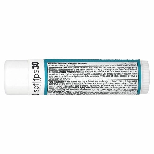 All Good Products, Sunstick, Zinc Sunscreen, SPF 30, Unscented, .6 oz