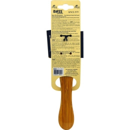 Bass Brushes, Щетка для домашних животных из проволоки/щетины кабана, Овальная, Маленькая, 1 щетка