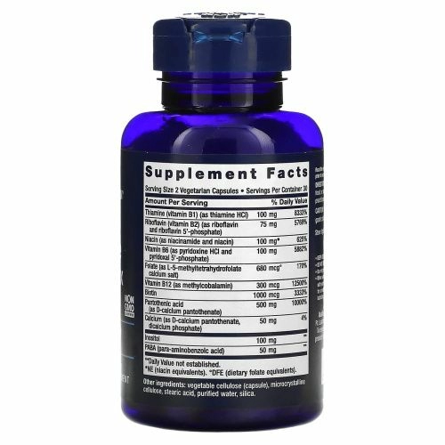 LIFE Extension BioActive Complete B-Complex, 60 капсул