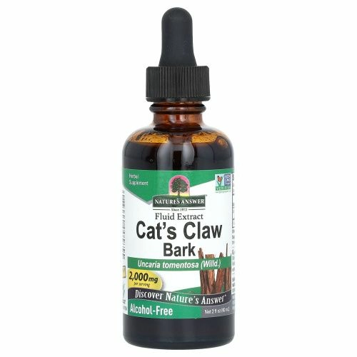 Nature's Answer, Кошачий коготь, без спирта, 1,000 мг, 60 мл (2 fl oz)