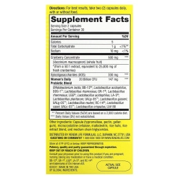 Renew Life, Пробиотики, ежедневный прием для женщин с клюквой, 20 млрд КОЕ, 60 вегетарианских капсул