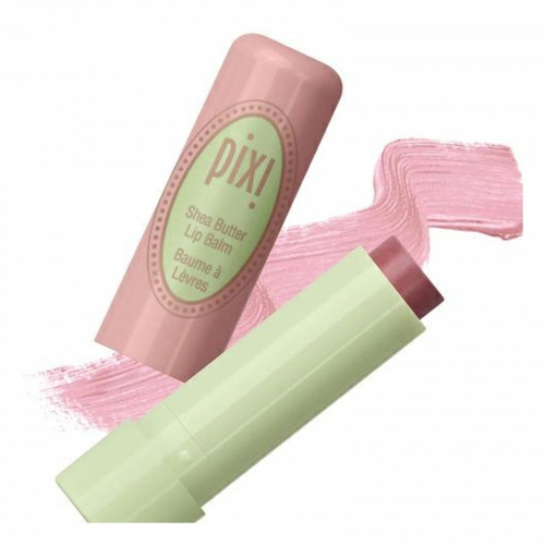 Pixi Beauty, Бальзам для губ с маслом ши, натуральная роза, 0,141 унций (4 г)