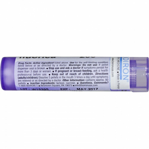 Boiron, Single Remedies, Калькарея флюорика, 200 CK, прибл. 80 гранул