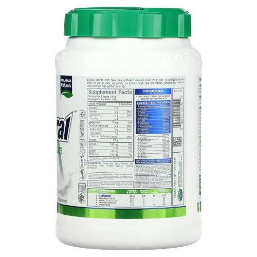 ALLMAX Nutrition, IsoNatural, чистейший изолят сывороточного белка, оригинальный вкус без ароматизаторов, 907 г (2 фунта)