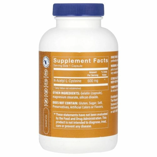 The Vitamin Shoppe, NAC, 600 мг, 200 капсул