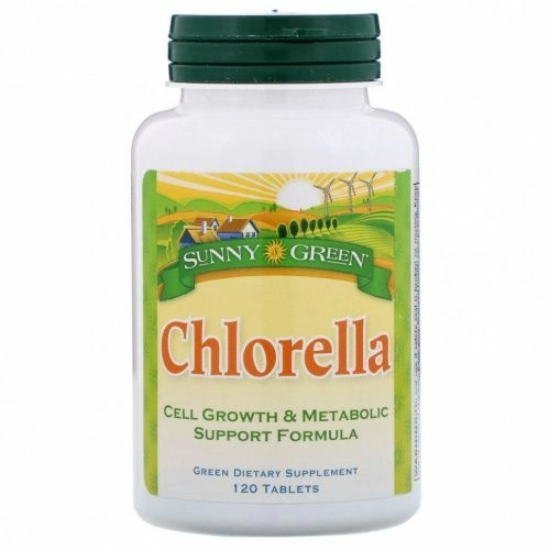 Sunny Green, Chlorella, 120 Tablets