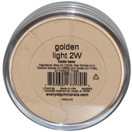 Everyday Minerals, Матовая основа, Golden Light 2W, 0,17 унции (4,8 г)