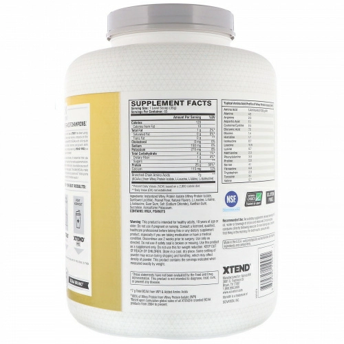 Scivation, Xtend Pro, сывороточный изолят, тесто для печенья, 5 фунтов (2,28 кг)
