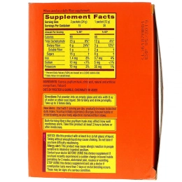 Metamucil, 4 in 1 MultiHealth Fiber, Orange Smooth Singles, 30 Packets, 0.43 oz (12 g) Each