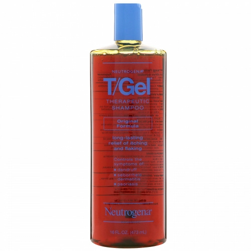 Neutrogena, T/Gel, терапевтический шампунь, оригинальная формула, 16 жидких унций (473 мл)