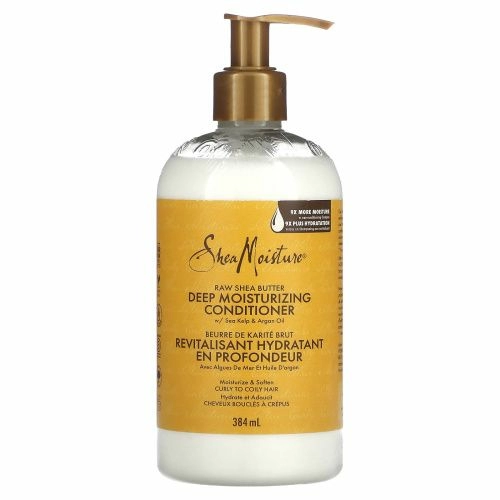 SheaMoisture, Кондиционер для глубокого увлажнения, для вьющихся и кудрявых волос, необработанное масло ши, 384 мл (13 жидк. унц.)