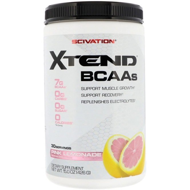 Scivation, Xtend, катализатор для тренировок, розовый лимонад, 15,0 унций (426 г)