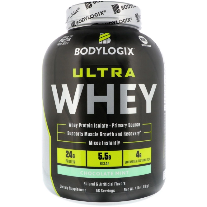 Bodylogix, Ultra Whey, мятный шоколад, 4ф. (1,8 кг)