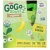 GoGo SqueeZ, Органическое яблочное пюре, яблоко и банан, 4 пакетика по 3,2 унц. (90 г)