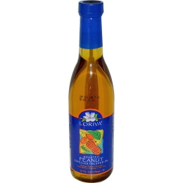 Loriva, Прессованное масло из поджаренного арахиса, 12.7 жидких унций (376 мл)