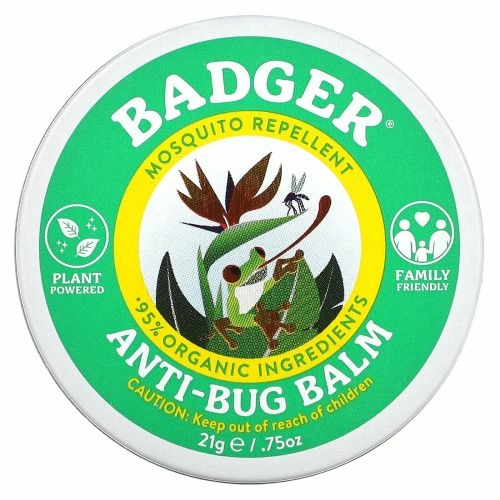Badger Company, Бальзам для защиты от насекомых с цитронеллой и розмарином, 0,75 унции (21 г)