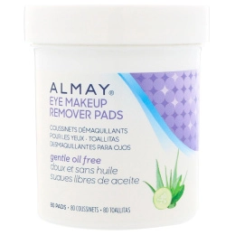 Almay, Подушечки для удаления макияжа глаз, нежные, без масла, 80 шт.